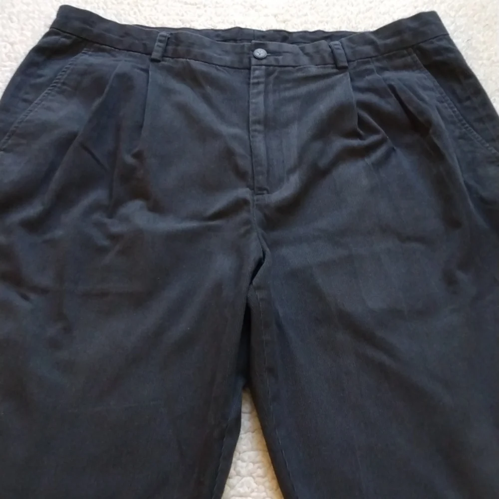 Claiborne Charcoal Gray Corduroy Pants 37 - 32.5